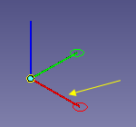 X-axis handle